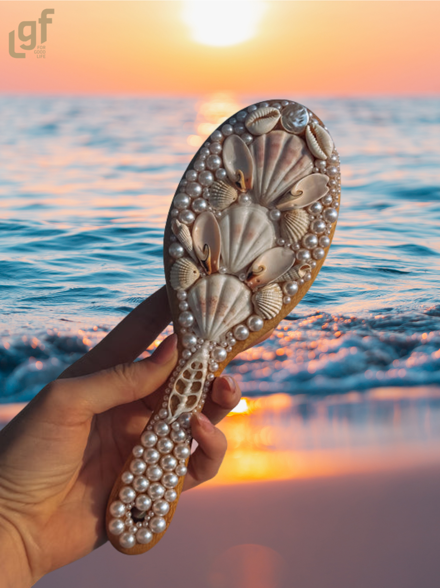 sea dream seashell comb